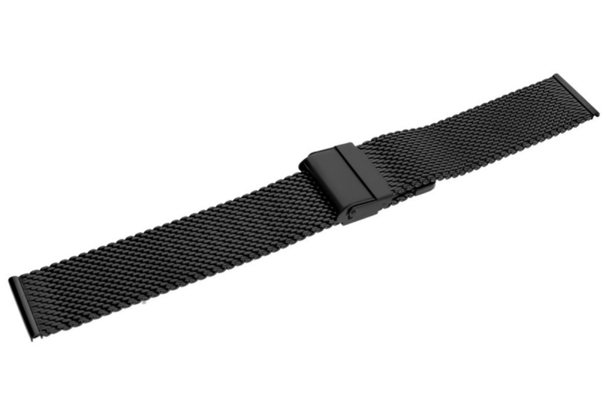 stalowa bransoleta mesh tekla czarna